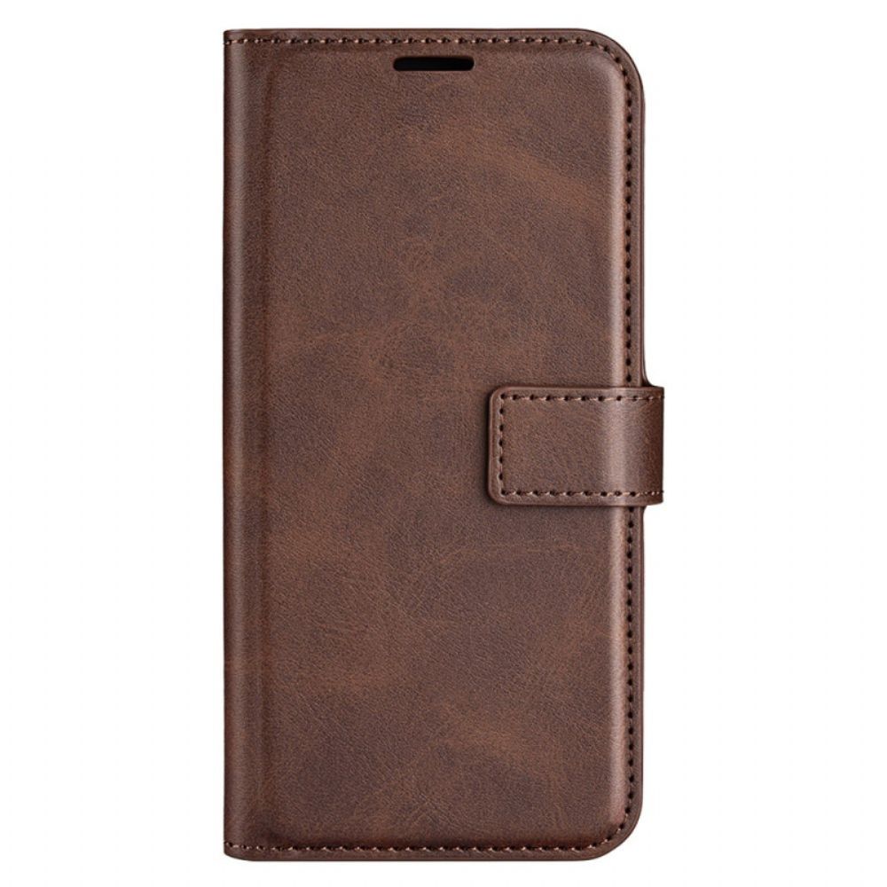 Folio-hoesje Motorola Edge 50 Fusion Lederen Stijl