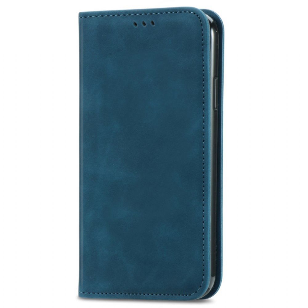 Folio-hoesje Voor Motorola Edge 50 Fusion Suède-effect