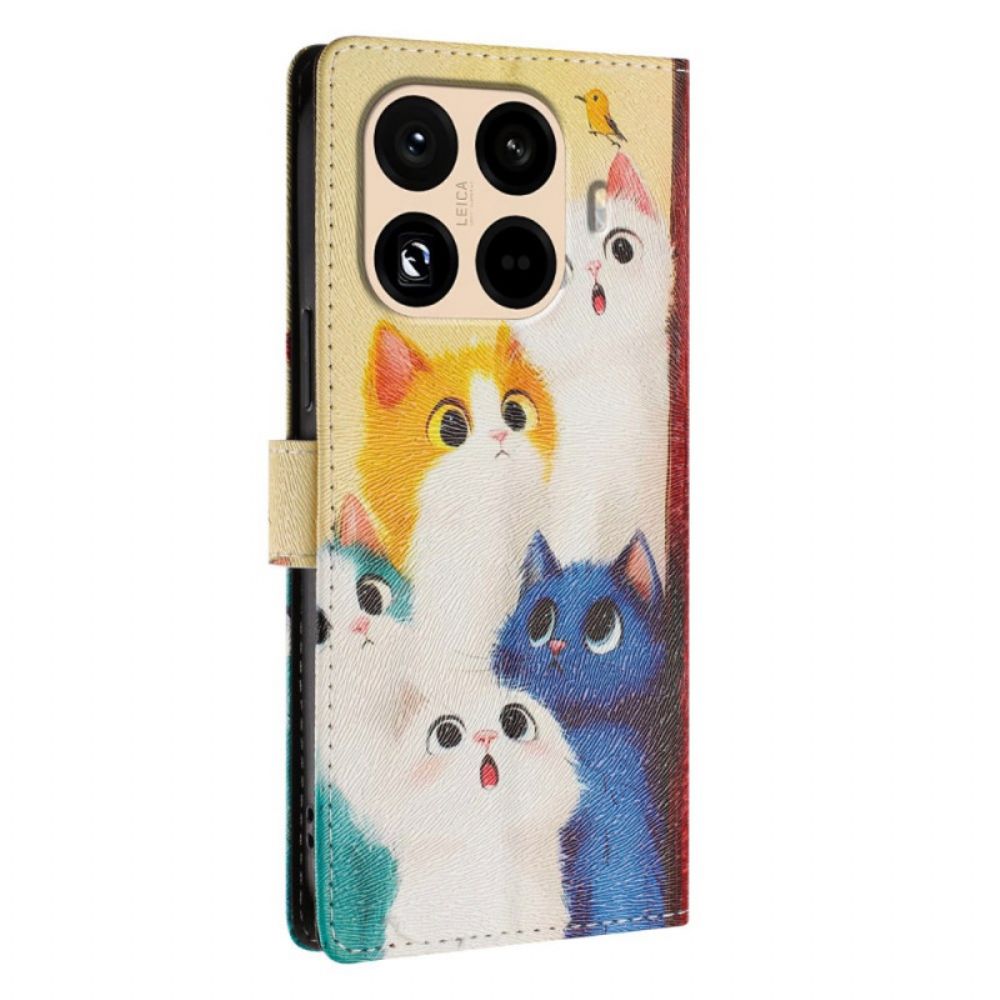 Bescherming Hoesje Xiaomi 15t Pro Kleurrijke Katten