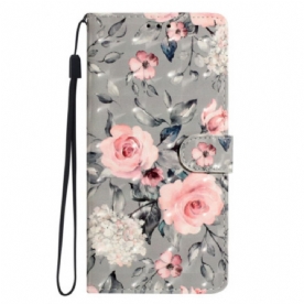 Bescherming Hoesje Xiaomi 15t Pro Roze Bloemen