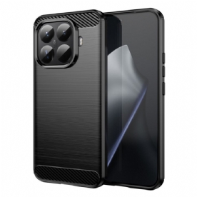 Cover Hoesje Xiaomi 15t Pro Telefoonhoesje Geborsteld Koolstofvezel
