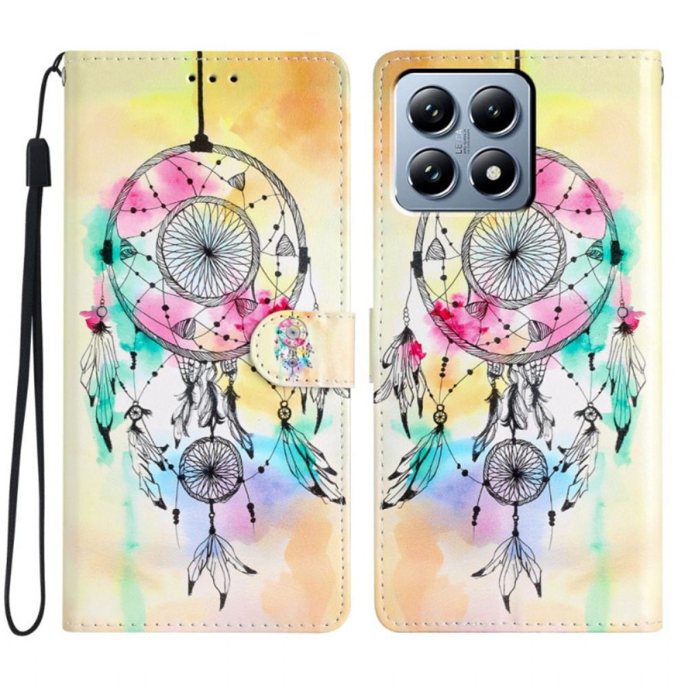 Flip Case Leren Xiaomi 15t Pro Aquarel Dromenvanger
