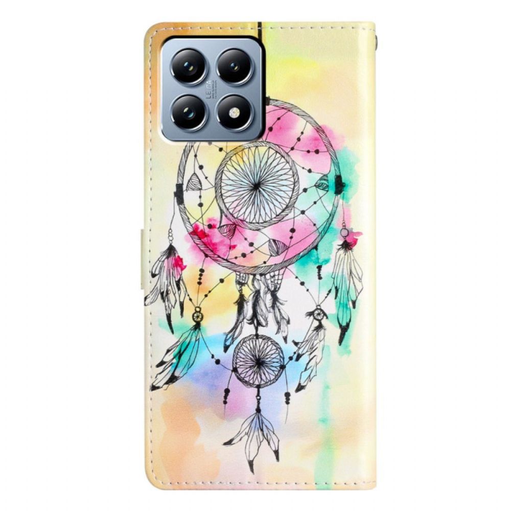 Flip Case Leren Xiaomi 15t Pro Aquarel Dromenvanger