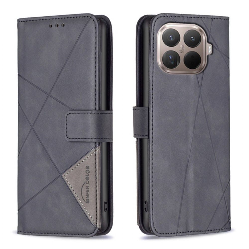 Flip Case Leren Xiaomi 15t Pro Binfen Kleur Geometrisch