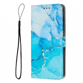 Flip Case Leren Xiaomi 15t Pro Marmerdesign