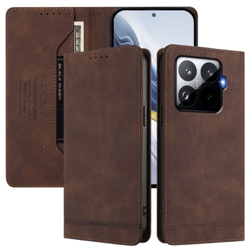 Folio-hoesje Voor Xiaomi 15t Pro Rfid-blokkering