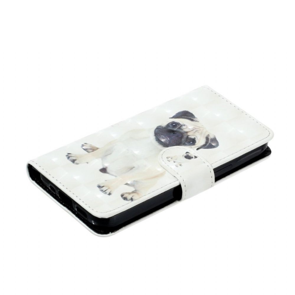 Folio-hoesje Xiaomi 15t Pro Mops Met Bandje