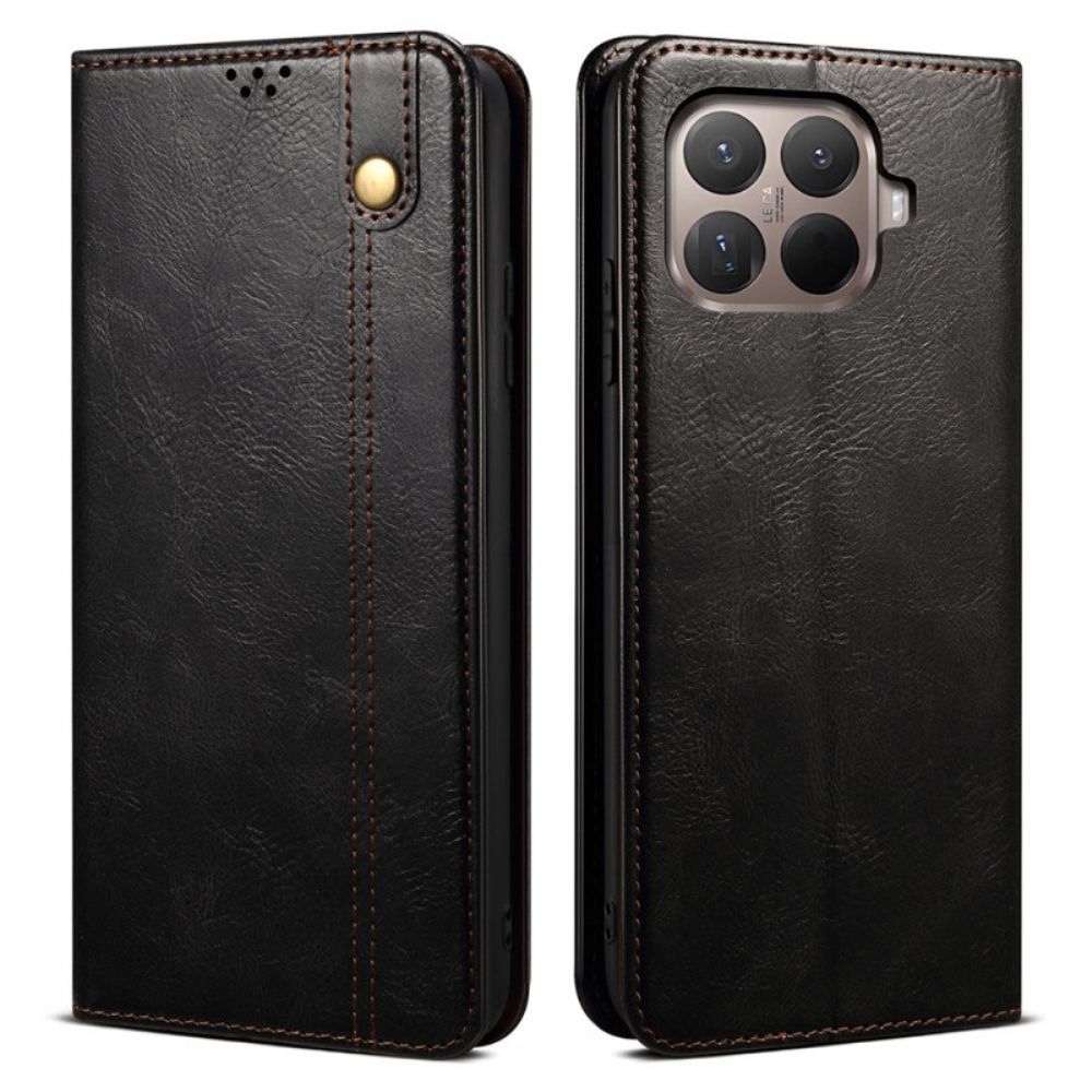 Folio-hoesje Xiaomi 15t Pro Telefoonhoesje Gewaxt Kunstleer