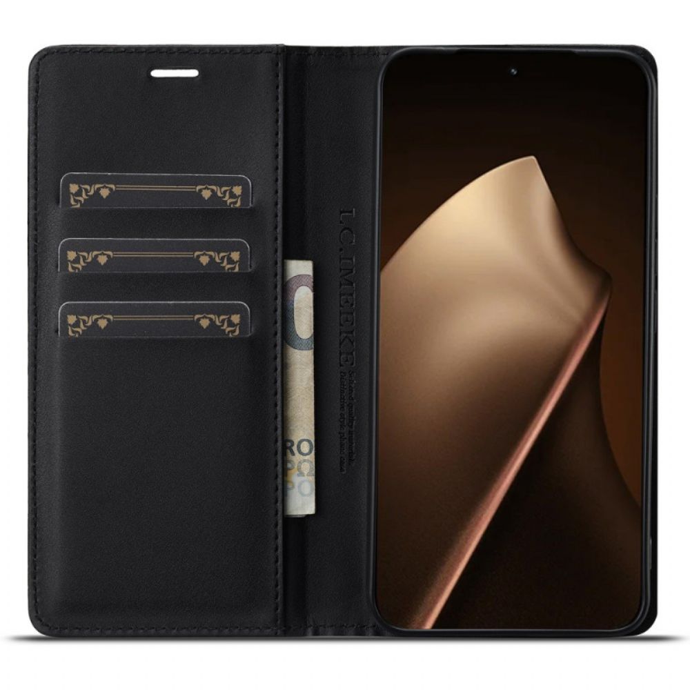 Folio-hoesje Xiaomi 15t Pro Telefoonhoesje Koolstof Vezel