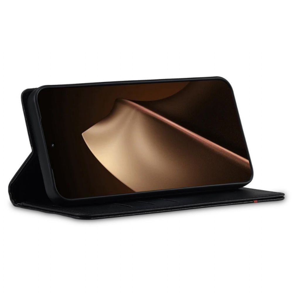 Folio-hoesje Xiaomi 15t Pro Telefoonhoesje Koolstof Vezel