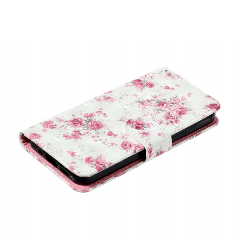 Folio-hoesje Xiaomi 15t Pro Telefoonhoesje Lanyard Rozen