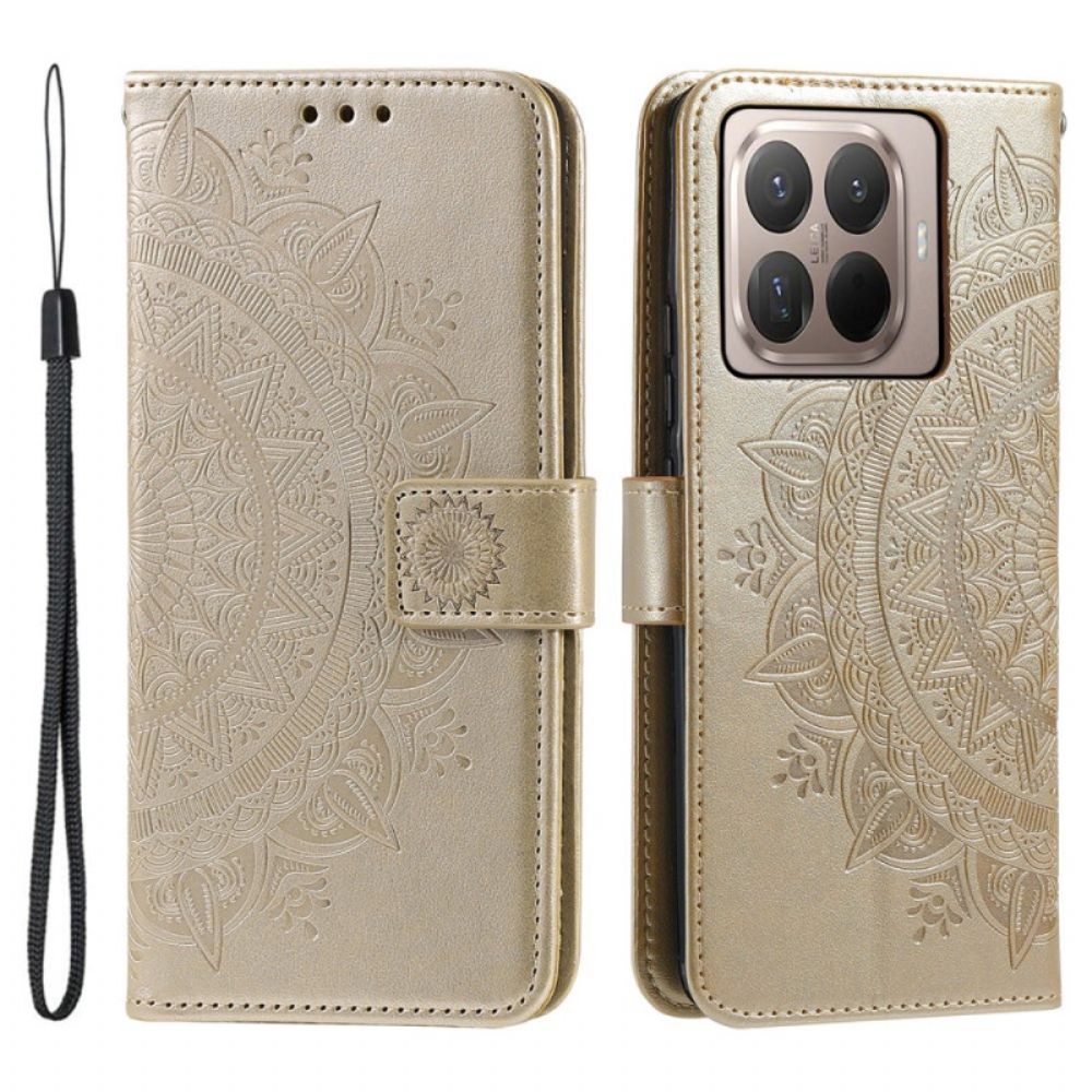 Folio-hoesje Xiaomi 15t Pro Telefoonhoesje Mandala Zon
