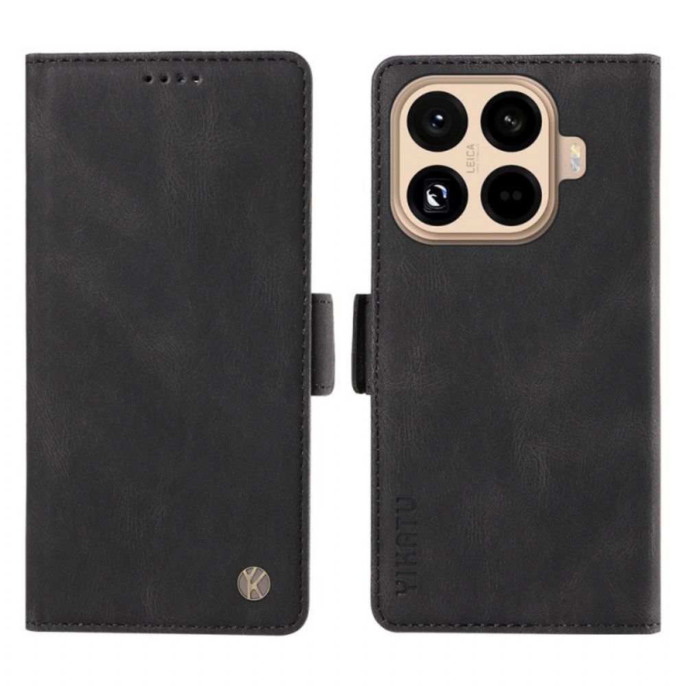 Folio-hoesje Xiaomi 15t Pro Telefoonhoesje Yikatu Lederlook