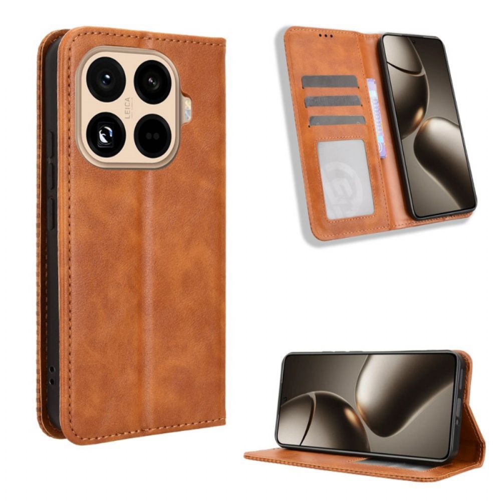 Folio-hoesje Xiaomi 15t Pro Vintage Rand