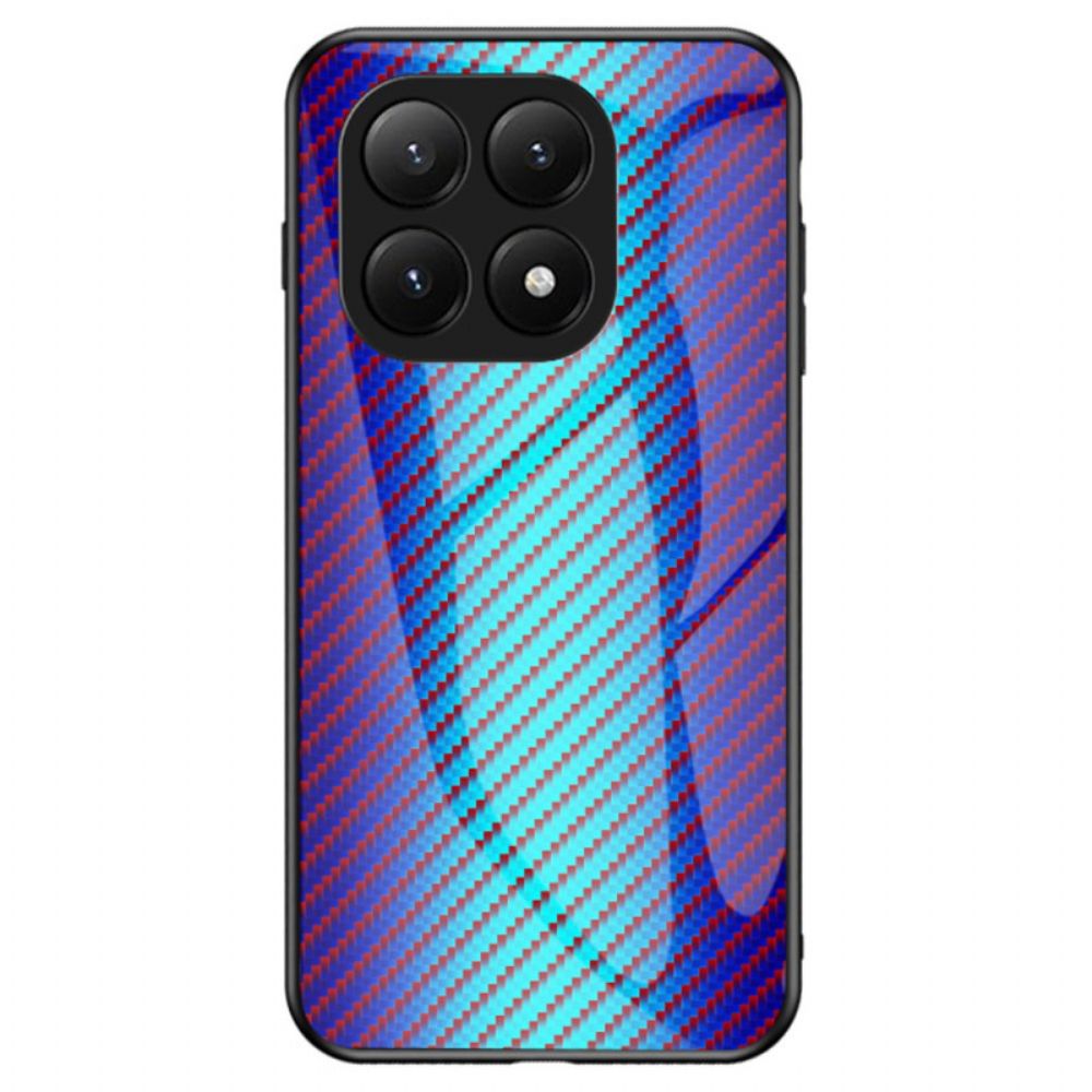 Hoesje Xiaomi 15t Pro Gehard Glas Met Koolstofvezel