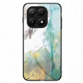 Hoesje Xiaomi 15t Pro Gehard Glas Met Marmerlook Bescherming Hoesje