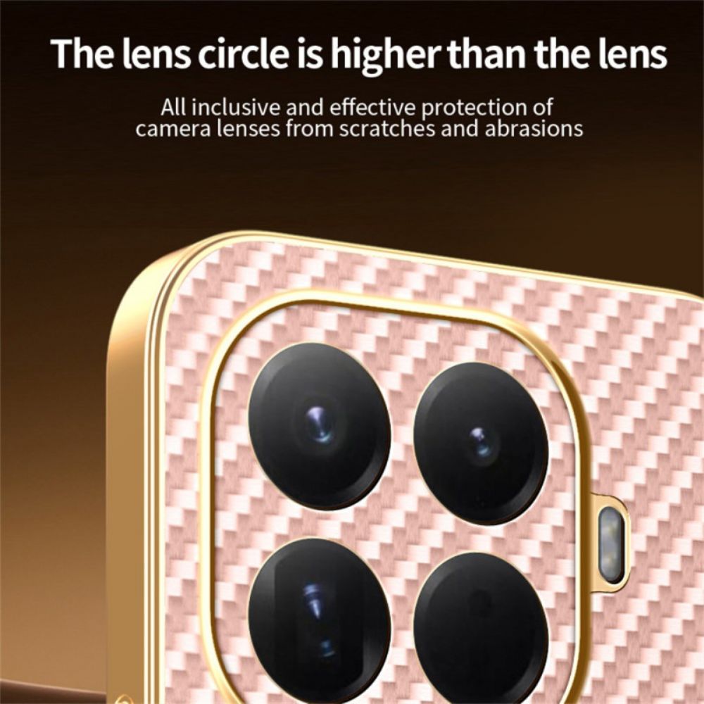 Hoesje Xiaomi 15t Pro Koolstofvezeltextuur