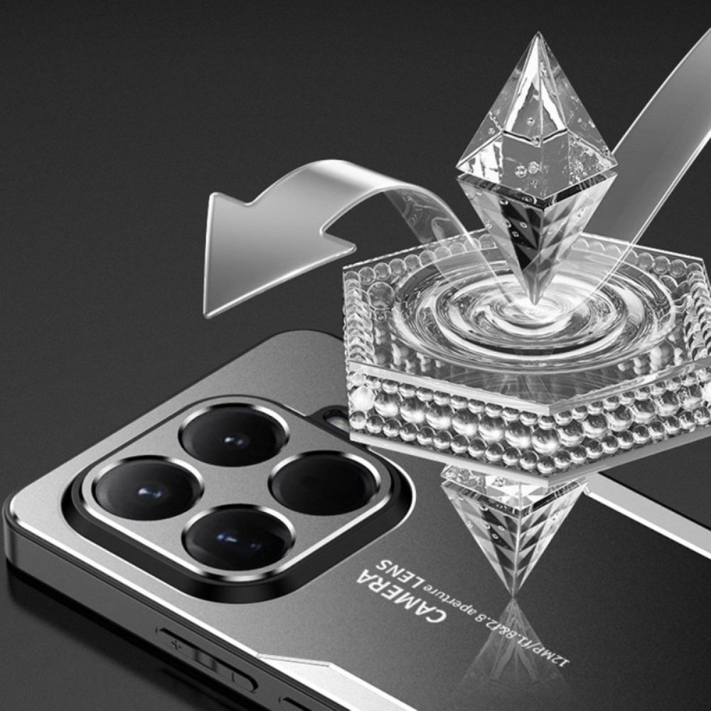 Hoesje Xiaomi 15t Pro Metaallook