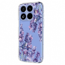 Hoesje Xiaomi 15t Pro Transparant Met Bloemenmotief