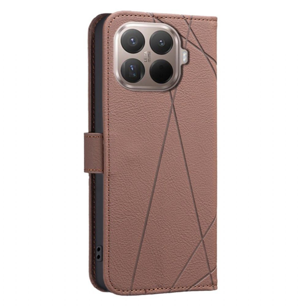 Leren Hoesje Voor Xiaomi 15t Pro Binfen Kleur Strepen