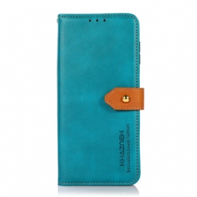 Leren Hoesje Voor Xiaomi 15t Pro Khazneh Gouden Knoop