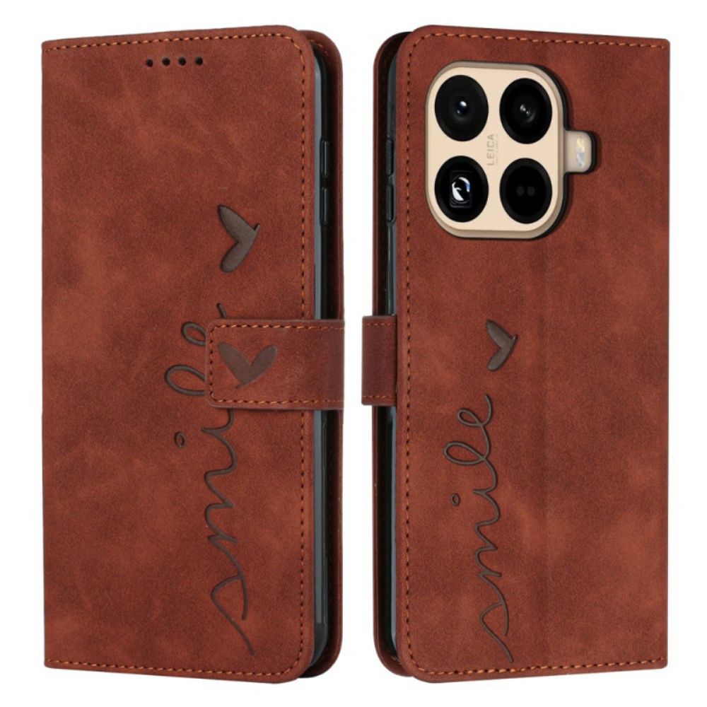 Leren Hoesje Voor Xiaomi 15t Pro Lach