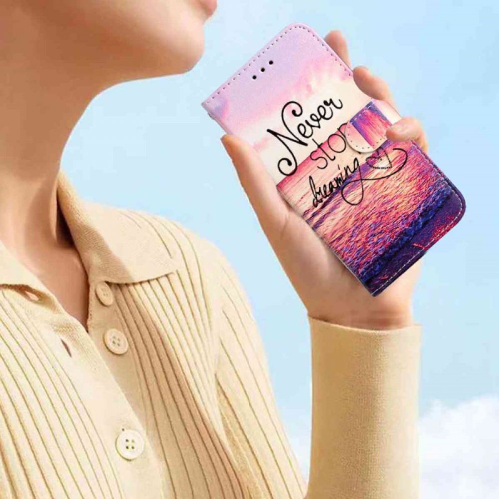 Leren Hoesje Voor Xiaomi 15t Pro Never Stop