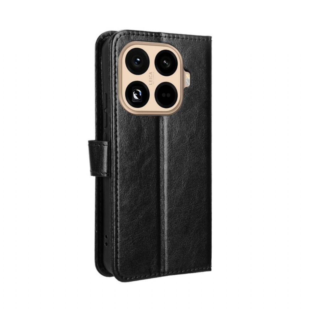 Leren Hoesje Voor Xiaomi 15t Pro Opvallend Imitatieleer