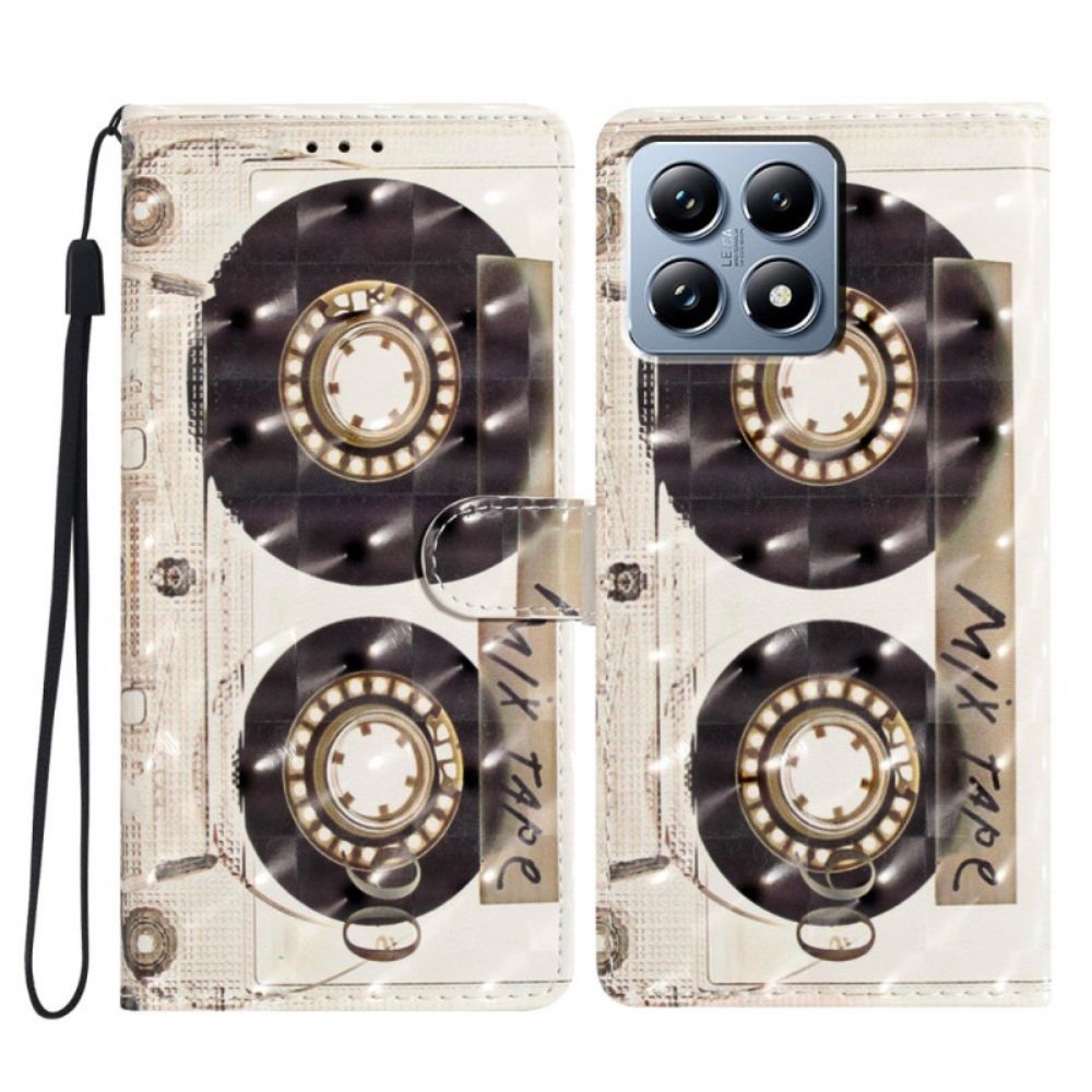 Leren Hoesje Xiaomi 15t Pro Cassette Bescherming Hoesje
