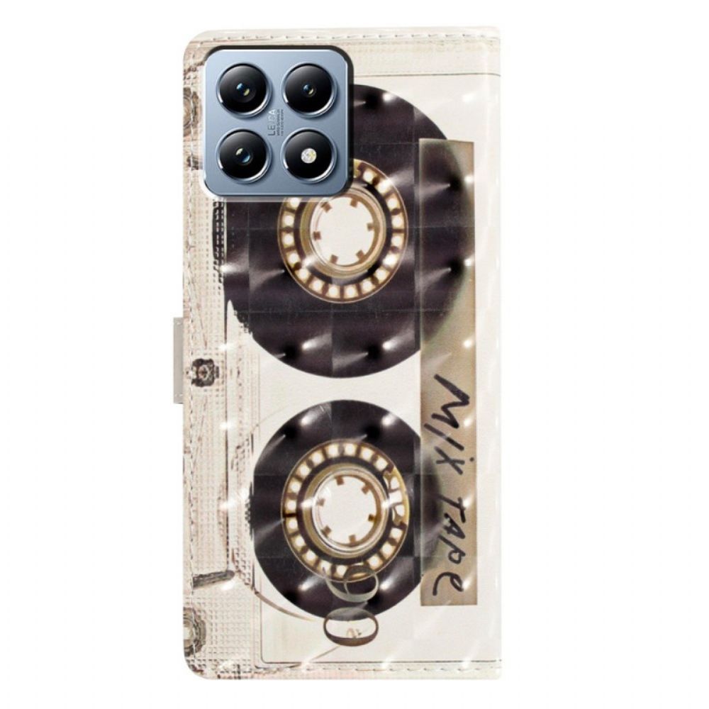Leren Hoesje Xiaomi 15t Pro Cassette Bescherming Hoesje