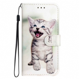 Leren Hoesje Xiaomi 15t Pro Katje