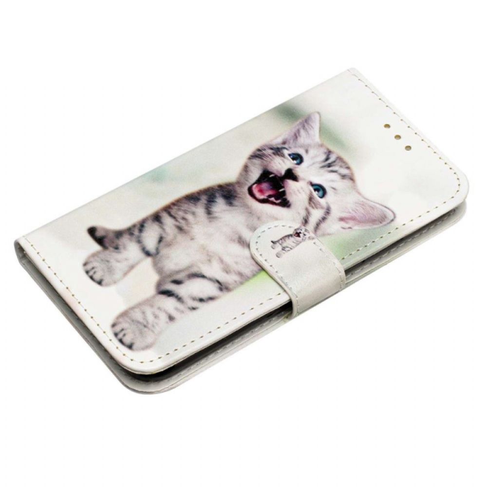 Leren Hoesje Xiaomi 15t Pro Katje