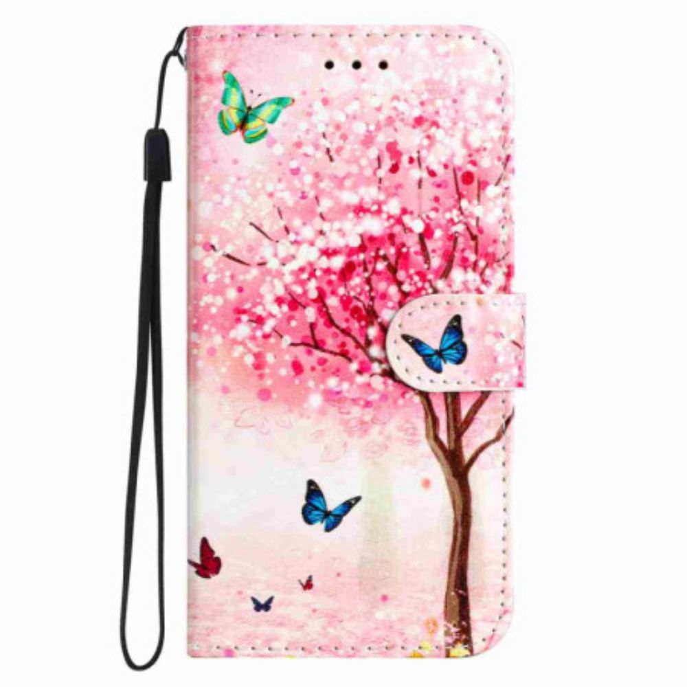 Leren Hoesje Xiaomi 15t Pro Kersenbloesem