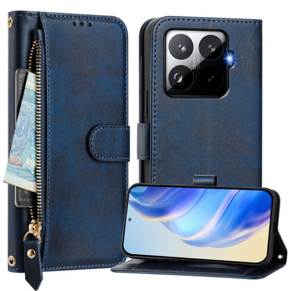 Leren Hoesje Xiaomi 15t Pro Portemonnee