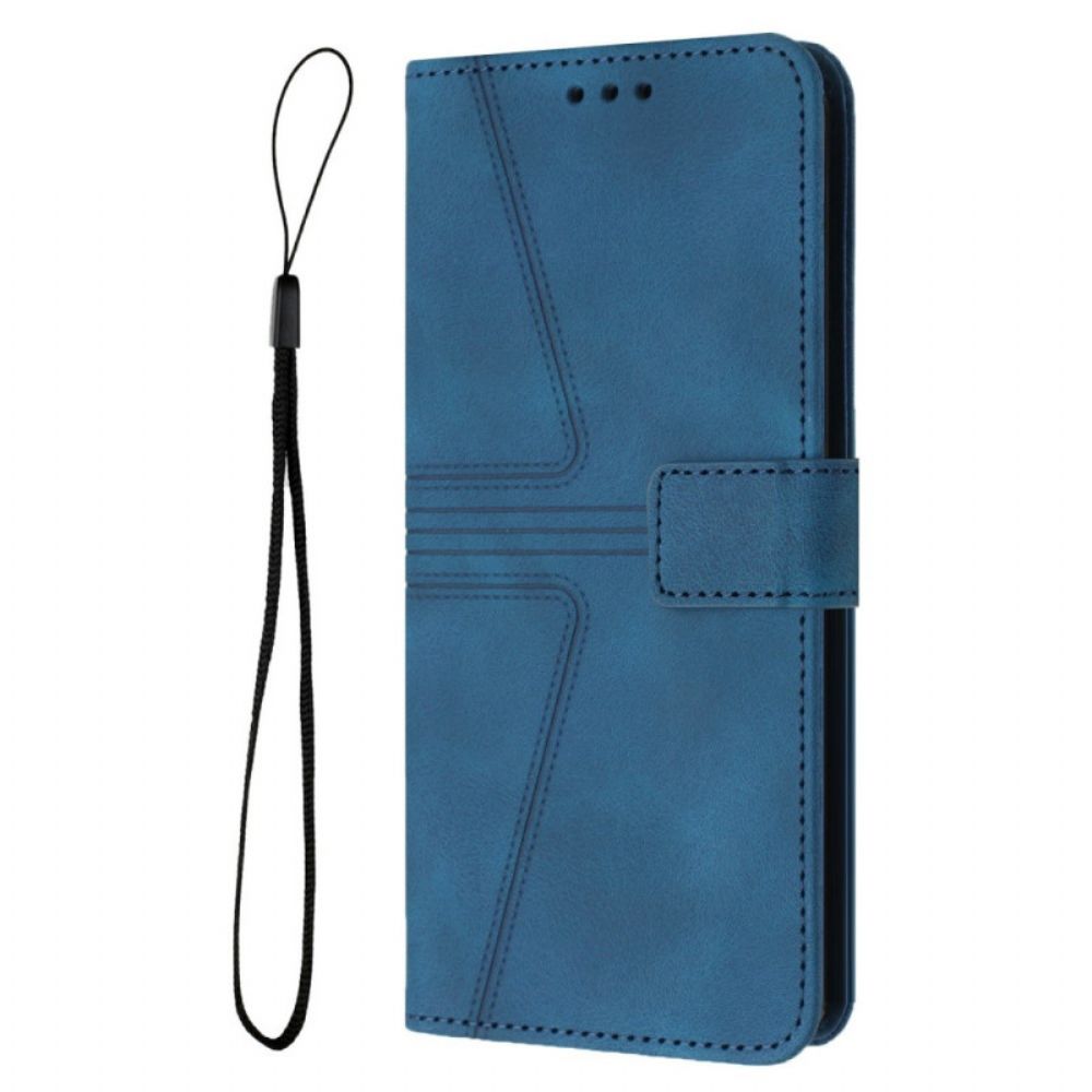 Leren Hoesje Xiaomi 15t Pro Retro Suède-effect Bescherming Hoesje