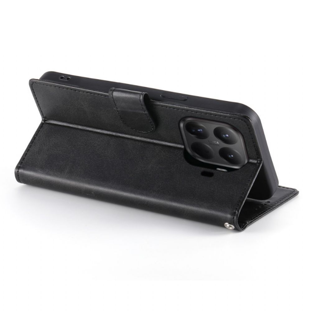 Leren Hoesje Xiaomi 15t Pro Simple Series Bescherming Hoesje