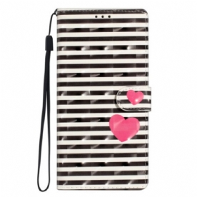 Leren Hoesje Xiaomi 15t Pro Strepen En Hart