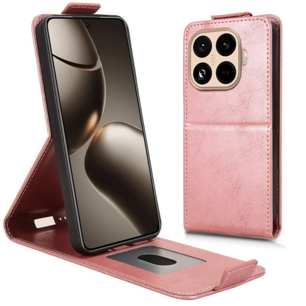 Leren Hoesje Xiaomi 15t Pro Verticaal Flip-design