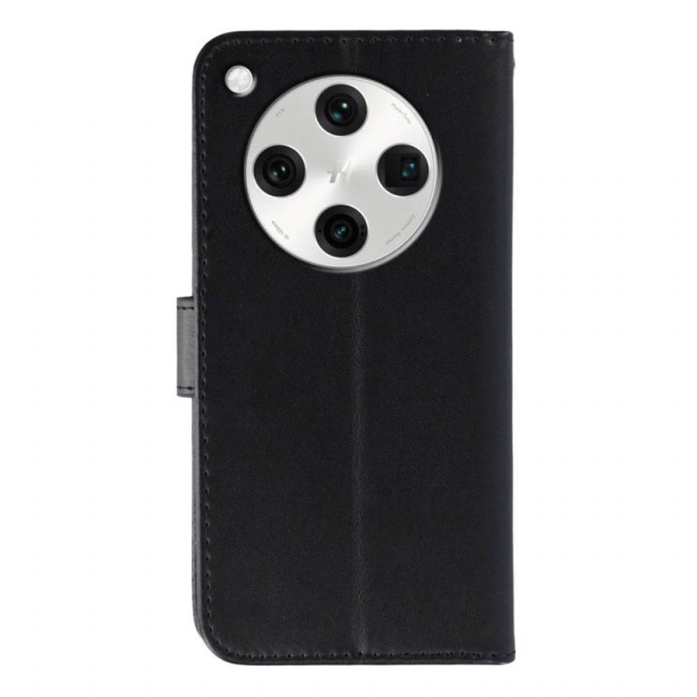 Bescherming Hoesje Oppo Find X8 Pro Kunstleren Bandje