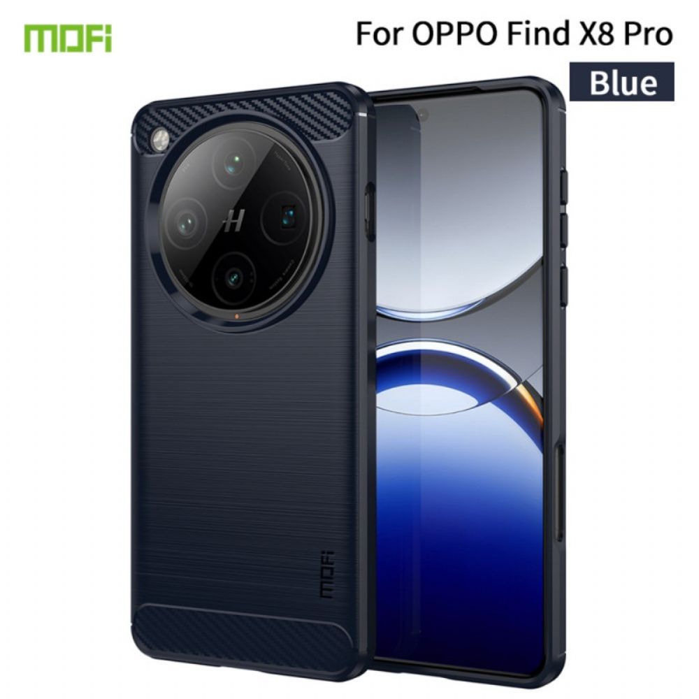Case Hoesje Oppo Find X8 Pro Telefoonhoesje Geborsteld Koolstofvezel