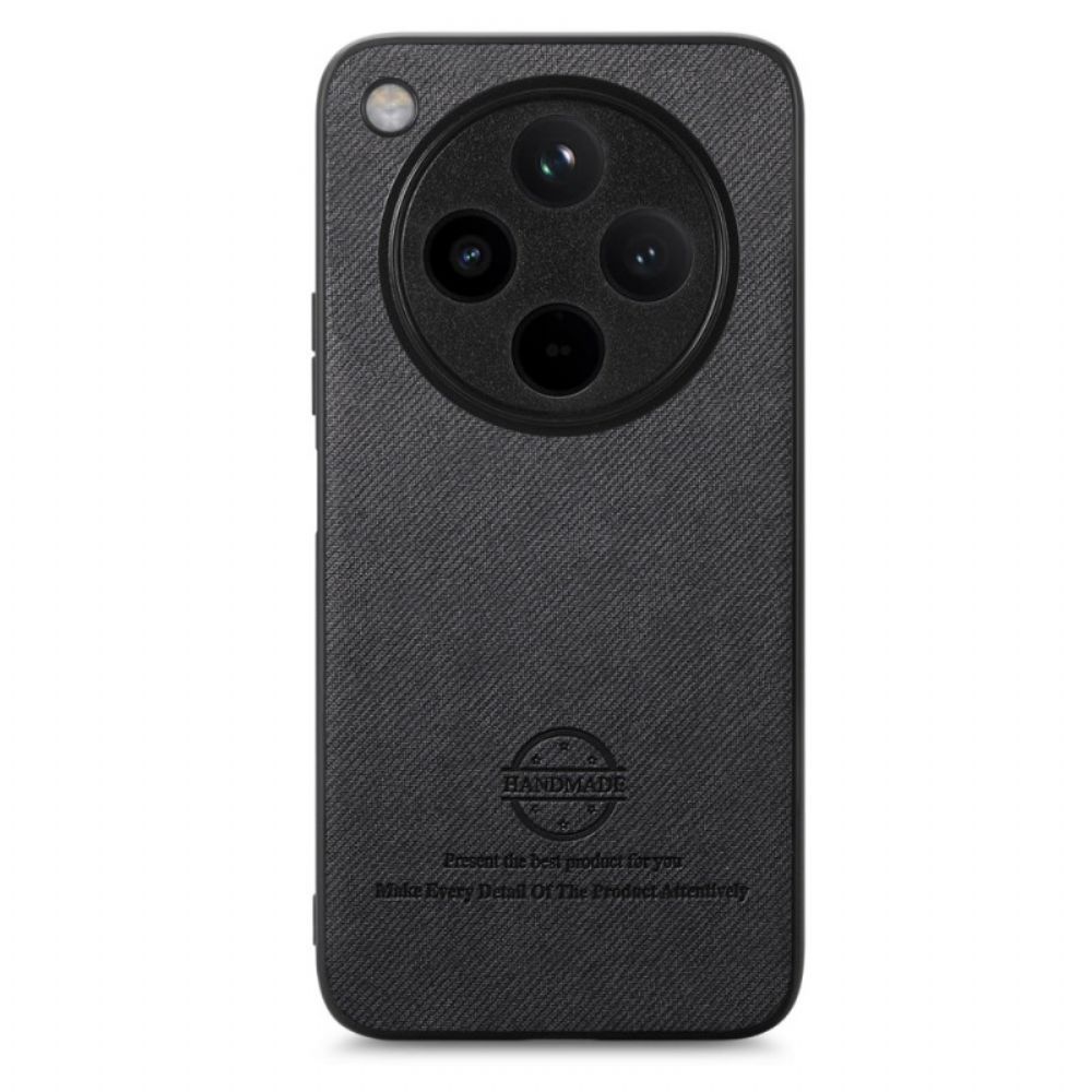 Case Hoesje Oppo Find X8 Pro Telefoonhoesje Stoffen Textuur