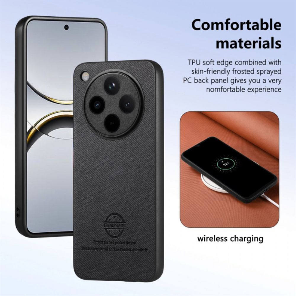 Case Hoesje Oppo Find X8 Pro Telefoonhoesje Stoffen Textuur