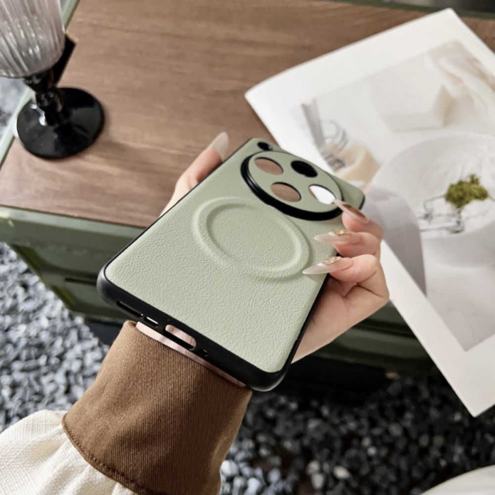 Cover Hoesje Oppo Find X8 Pro Telefoonhoesje Magsafe-compatibel Leerlook