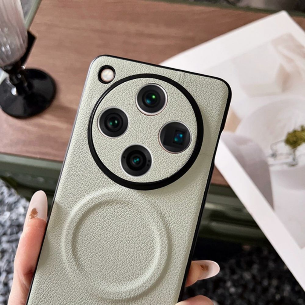 Cover Hoesje Oppo Find X8 Pro Telefoonhoesje Magsafe-compatibel Leerlook