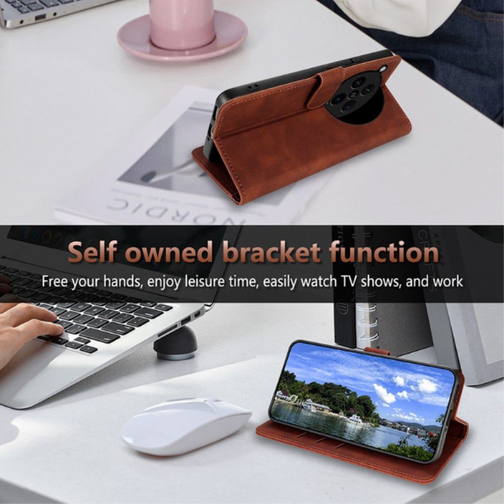 Flip Case Leren Oppo Find X8 Pro Azns