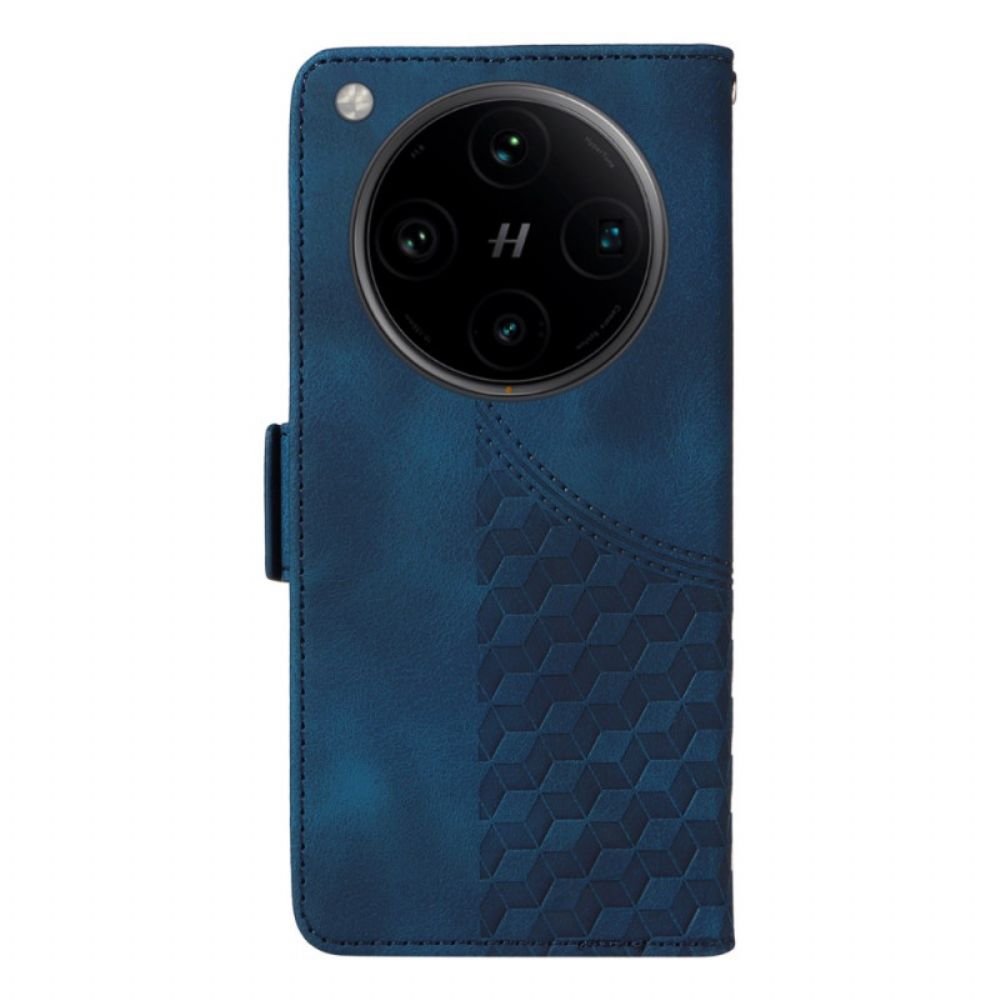 Flip Case Leren Oppo Find X8 Pro Sterrenpatroon