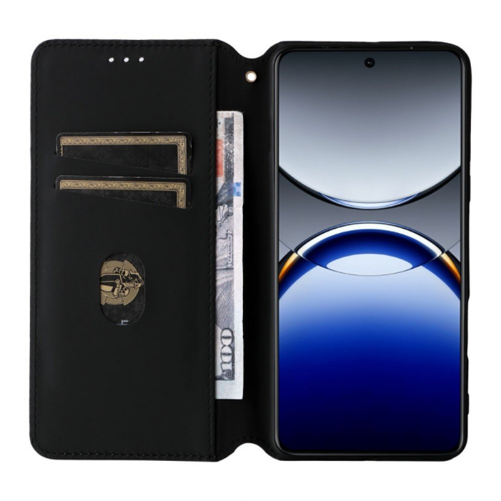 Folio-hoesje Oppo Find X8 Pro Diamantpatroon 3d