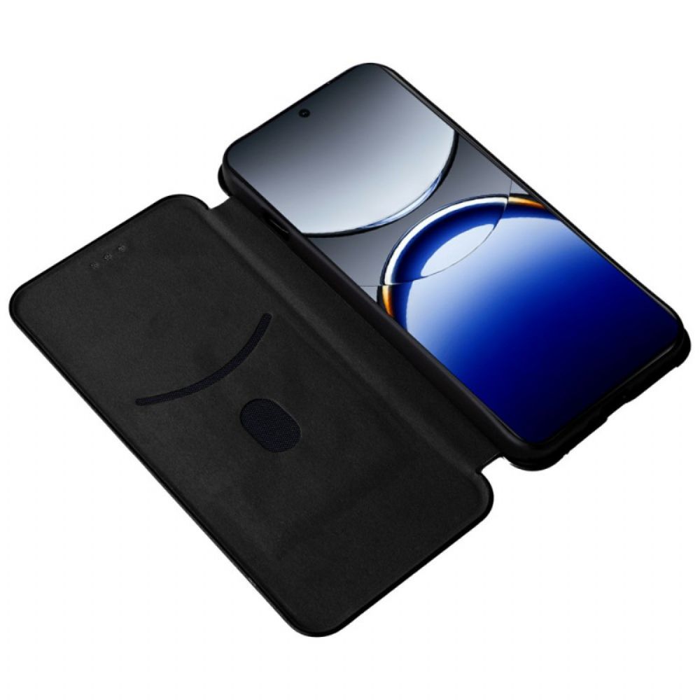 Folio-hoesje Oppo Find X8 Pro Telefoonhoesje Koolstofvezel