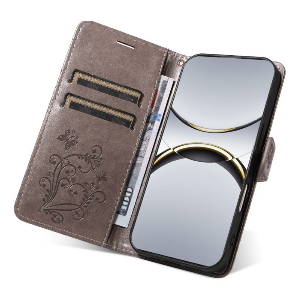 Folio-hoesje Oppo Find X8 Pro Telefoonhoesje Reusachtige Vlinders