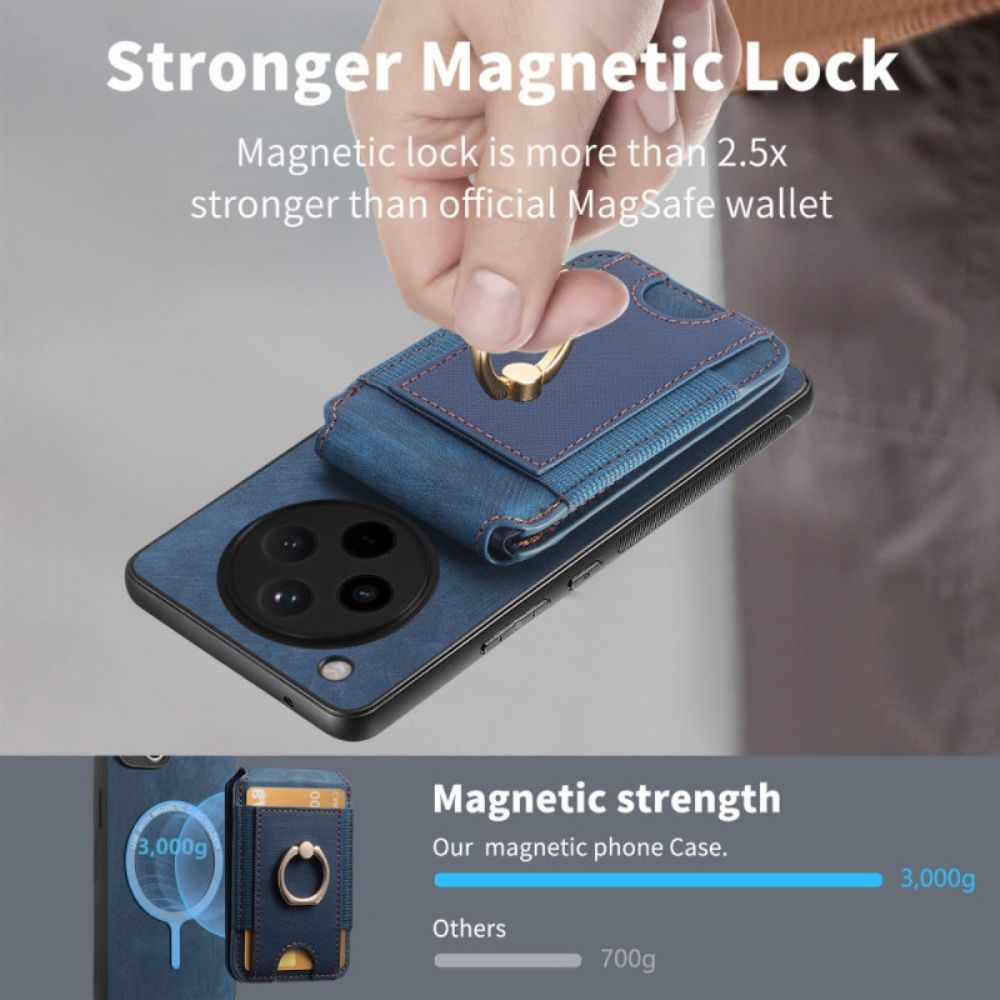 Hoesje Oppo Find X8 Pro Flip-kaarthouder Bescherming Hoesje